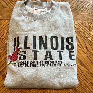 Illinois State REDBIRDS long sleeve sweatshirt size L unisex